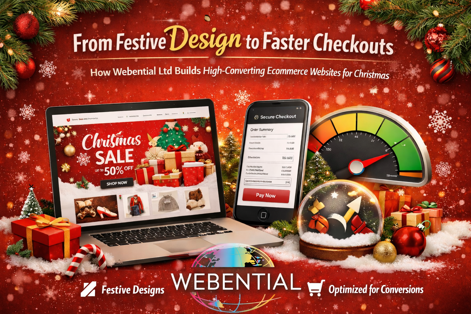 From Festive Design to Faster Checkouts: How Webential Ltd Builds High-Converting Ecommerce Websites for Christmas
